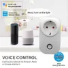 Smart Power Plugs Smart Life WiFi Smart Socket Plug Plug Eu UK AU BR FR JP Israel Ita SWIT Plug 10A/16A Remoto Control Alexa Home Energy Monitor HKD230727