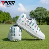 Andere golfproducten PGM Golfschoenen voor kinderen Veters met knopen Anti-zijslip Waterdicht Afdrukken Sportschoenen voor kinderen Jongens Meisjes Sneakers XZ241 HKD230727