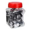 Storage Bottles 6ml Containers Silicone Jar 40pcs Drip Oil Lid Skull Style Canned with a Can Housekeeping YHS Glass Jars Sealed Non-stick Durable Reusable