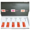 Hot selling semi-permanente lippenstift 5 stk/set make-up lip 3 kleuren optie ROMANTISCH ROOD ZOET ORANJE voor schoonheid