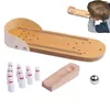 Bollar bordstopp mini bowling game sats skrivbord leksaker skrivbord casual bollspel stress relievers 230726