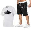 Tute da uomo Star Letter Print Maglietta da uomo Pantaloncini da spiaggia Set 2023 Abbigliamento sportivo estivo Pantaloni da jogging T-Shirt Y2K Streetwear Harajuku Tops