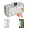 Tissue Boxes Napkins Multipurpose Box Transparent Rectangular Storage Bathroom Wall Mounted Toilet Paper Case Desktop Napkin 230627