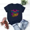 T-shirt da donna Retro anni '90 Wonder- Graphic Tee Vintage Women Femminist Shirt Girl Power Empowered Woman T-shirt Y2k Harajuku Top 230727