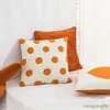 Almofada/decorativa laranja capa para decoração de casa sala de estar capa de almofada decorativa macia caso quarto sofá decoração carro de luxo r230727
