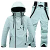 Altri articoli sportivi 22 tute da sci da uomo da donna addensate calde alpinismo snowboard pantaloni da neve set tuta antivento impermeabile 230726