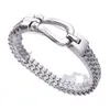 Armband Men039S Armband 210mm Silver New Polished Chain Fashion Jewelry Man 316 L Rostfritt stål Kalen8148286