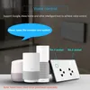 Smart Power Pult Plugs WiFi Smart Tuya US Socket 10a Touch Glass Panel Thailand Double Outlet Voice Remote Control App Alexa Home HKD230727