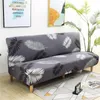 Stoelhoezen bedrukt patroon armloze bank bedekking stretch antidirty vouwstoel bed slipcovers bank covers elastische settee-beschermers 1 st 230727