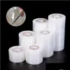 Andra förpackningstryckprodukter PE Stretch Film Transport Plastförpackning Transparent Ding Winding Package Varor Tray Wrapped Drop DH5PU