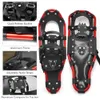 Sledding Outdoor Snow Shoes Aluminum with Adjustable Poles Carry Bag for Women Men Cross country skis adults 230726