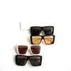 Óculos de sol populares da moda, armação quadrada, clássica, de alta qualidade, estilo simples e elegante, 0434, óculos de proteção por atacado com estojo