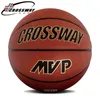 Balls S Brand Crossway L702 Basketboll Ball PU Materia Officiell storlek7 GRATIS med Net Bag Needle 230726