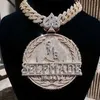 يمر اختبار Diamond VVS Moissanite Chain Moissanite Cupan Link Chain Custom Ice Out Pendant Custom Moissanite Pendant