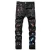 Lila Jeans Designer Herren Jeans Damen Denim High Y2K Grau Schwarze Jeans Militärgrüne Hose Amis Hose Distressed Zipper Hose Für Männer Zerfetzte Jeans Männer Mann