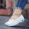 Zapatos de vestir BEYARNE2019 Primavera Mocasines Pisos Mujer Damas Sólido Blanco Cojín de aire Zapatos de enfermería Zapatos casuales Slip-on Boat Deck shoesE981 J230727