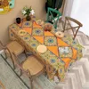 Table Cloth Ethnic Print Desk Cloth Coffee Table Tablecloth Rectangle Cafe Tablecloth Table Cover Wedding Decor Table R230726