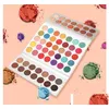 Altri articoli per la bellezza della salute Palette per ombretti smaltati a 63 colori Impermeabile Shimmer Glitter Ombretto Highlight Matte Drop Delivery Dhl8F