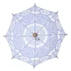 Parasol 284575 cm drewniany uchwyt koronkowy rzemieślniczy parasol celebrytka ślub Pography Bride Decor Decor 230627