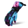 Gants de ski Gants de ski en peluche pour hommes et femmes Gants d'hiver chauds et épais Gants en coton imperméables et résistants au froid pour la moto HKD230727