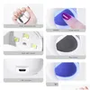 Nail Dryers Mini Egg Shape P Otherapy Lamp Small Led Light 3W Timing Hine For Gel Polish False Glue Varnish Dry Drop Delivery Health Dhzxw