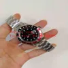 6 -Pelling BP Fabryczne zegarek na rękach męskie 40 mm 1675 stal nierdzewna vintage czerwona niebieska ramka czarna wybieranie Azji 2813 ruch AutomA2102