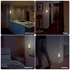 Artículos novedosos Sensor de movimiento Diseño de castillo Luz nocturna Batería recargable Luces LED Habitación para niños Escaleras Esquina Lámpara decorativa de pared 230727