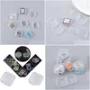 Förpackningsboxar Simtillbehör Box Swim Ear Plugs Sound Brus Reduction Earplug Transparent Organiser Drop Delivery Office School DHQEN