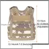 Drinkware Poignée Boisson Koozie Gilet Militaire Molle Mini Bière Er Cooler Manches Réglable Shoder Bretelles Ers Bar Party Decora Drop D Dhs8M