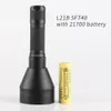 懐中電灯Torches Convoy L21B SFT40 21700懐中電灯21700バッテリー付き軽量長距離230727