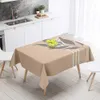 Nappe de table style vintage nappe rectangulaire pour table fleur plante feuilles couverture de table élégante décoration de mariage imperméable R230801