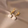 Dangle Earrings Korean Fashion Exquisity Luxury High Quality Imitation Pearl Love Gift Party Collection Women's Jewelry 2023