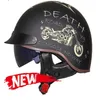 Dot Sertifikasyon Retro Motosiklet Kask Moto Kask Scooter Vintage Yarım Yüz Bikter Motosiklet Çökme Moto Kask Casco Moto269p