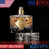 Livraison Gratuite Aux États-Unis En 3-7 Jours Hommes Ombre En Cuir Parfum Noir Parfum Haute Qualité Durable Parfum Vaporisateur 100 ml