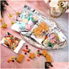 Packing Bags Plastic Resealable Stand Up Aluminum Foil Smell Proof Pouch Bag For Coffee Tea Nuts Cookie Food Packaging Drop Delivery O Othyq