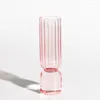 Vaser blomma vas för heminredning modern bordsskiva terrarium glas containrar handgjorda bordblommor