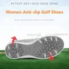Otros productos de golf Zapatos de golf impermeables Pgm para mujer Zapatillas de deporte de golf con pinchos para exteriores Zapatos de golf deportivos ligeros para mujer Zapatillas deportivas para mujer HKD230727