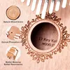 Articles de nouveauté Instrument de musique Kalimba Piano à pouce 17 touches Combinaisons de piano à doigt en bois d'acajou Cadeaux pour enfants Portable Mbira Finger Piano 230727