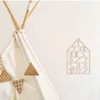 Bannière Drapeaux INS Nordique En Bois Triangle Drapeau Tenture Guirlande Bébé Fête D'anniversaire Bunting Bannière Enfants Chambre Pépinière Décor Po Props 230727