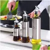 Utensili da bar Spruzzatore per bottiglie di olio Barche per salse Gocciolamento di vino Versatori Dispenser di liquori Ugello a prova di perdite per forniture di convenienza da cucina Goccia Dhpq5