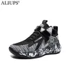 Aliups Ultralight Size 30-40 barn pojkar basketskor barn sneakers non-halp sportskor barn korgtränare
