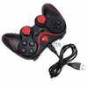 Contrôleurs de jeu Joysticks Mise à jour t3 Gamepad Joystick sans fil compatible Bluetooth 3.0 Android Gamepad Gaming Remote Control pour téléphone PC Tablet TV Box x0727