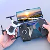 KY912 Mini Drone 4K HD Telecamera a pressione d'aria Altezza fissa Quattro lati Evitamento degli ostacoli Giocattolo quadricottero pieghevole professionale