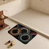 Tapijten polyester portier tapijt tapijtmat voetpad anti-slip stof ingang keuken slaapkamer balkon cartoon kleur vijf ringen