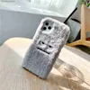 Obudowy telefonu komórkowego Śmieszne urocze furry puszysty zamszowy tkanina silikonowa obudowa na telefon iPhone 13 12 11 Pro Max xs 12 x xr 6 6s 7 8 plus SE miękka pluszowa Z230728