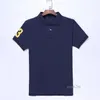 Polos pour hommes Top Tee T-shirts à manches courtes Grand ou petit cheval Plus la taille S-2xl Broderie de couleurs multiples Hommes Classic Business Casual