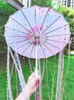 Umbrellas 70cm Hanfu Ancient Style Pography Props Beach Umbrella With Fan Chinese Oil Paper Dance Show Fairy Parasol
