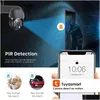 IP -kameror P 1080p HD 4G/WIFI Låg effekt Solkamera PTZ Night Vision Tway O Panel Outdoor Monitoring H1117 Drop Delivery Securit DHKRX