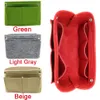 Fashion Felt Make Up Bag Multi-Pocket Large-Capacity Tote Women Insert Handbag Purse Travel Organizer Makeup Cosmetic Bags2293