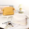 Cosmetic Bags Double Layer PU Cosmetic Bag Soft Portable Storage Makeup Handbag Waterproof Make up Bag For women 230726